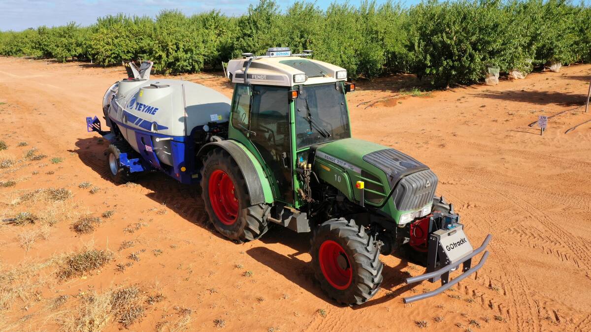 REPEATED: With the GOtrack system fitted, once the tractor's route is programmed the tractor autonomously follows the configured route and repeats the actions and functions as it has been taught.