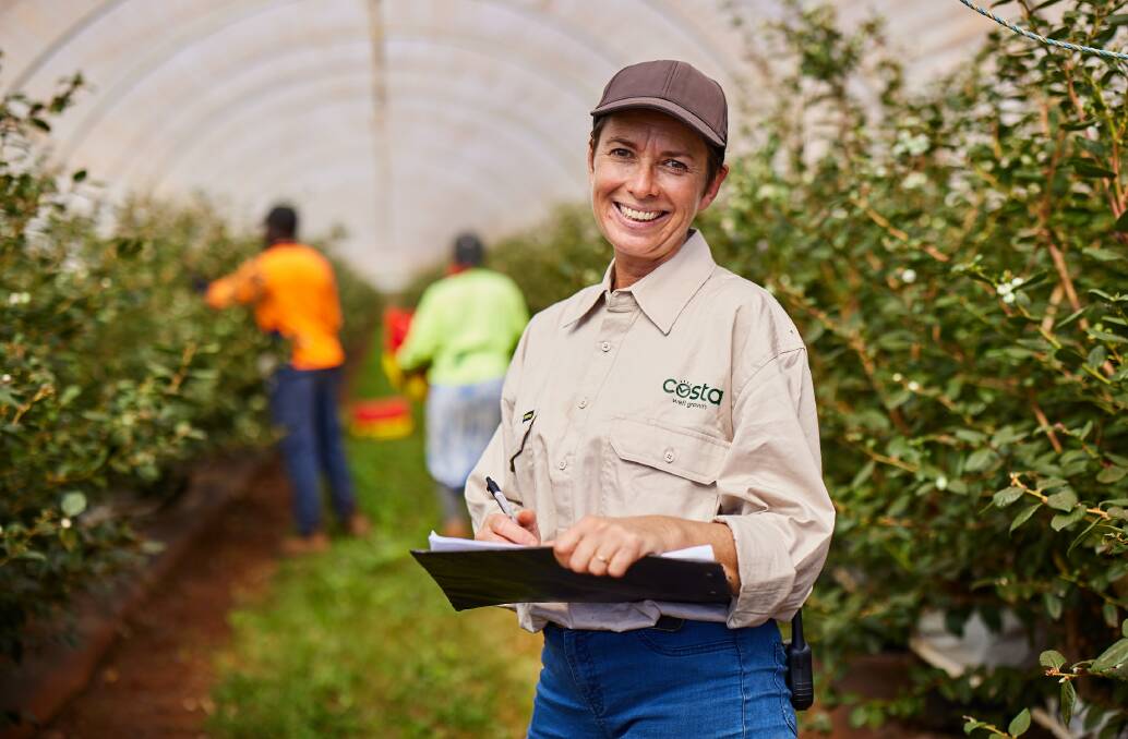 OPPORTUNITY: Fiona Dennes, Taree, NSW working on a berry farm after losing her retail job due in 2020.