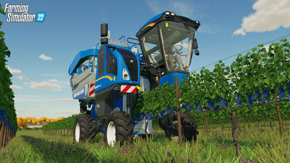 DETAIL: A screenshot from Farming Simulator 22 showing the realistic detail. 