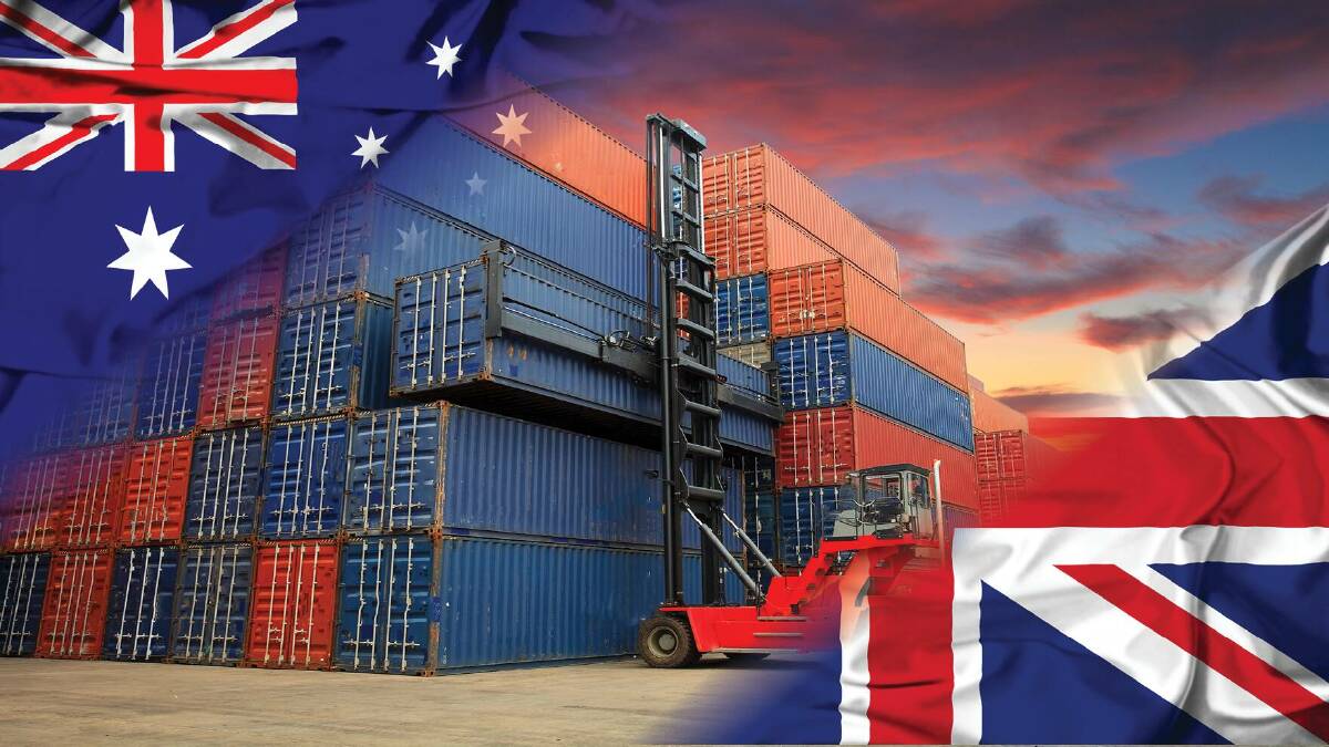 The Aust/UK FTA entered into force June 1. File picture
