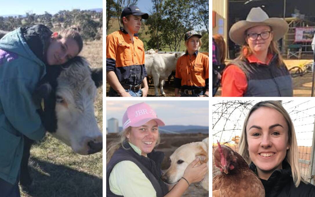 Just some of the participants from left clockwise: Paris Crouch, Catherine Mitchell and Luke Richards, Mikala McLean; Courtney Ramsay and Elly Byriell.