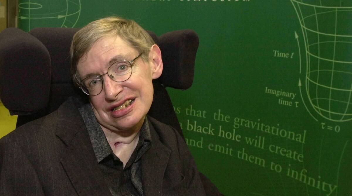Professor Stephen Hawking. Photo: AP, Richard Lewis