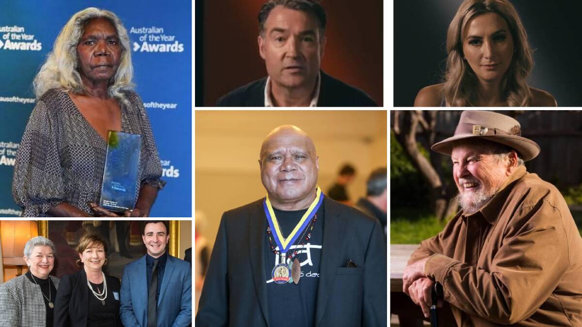 Just some of the people honoured in the 2020 Australian of the Year Awards.