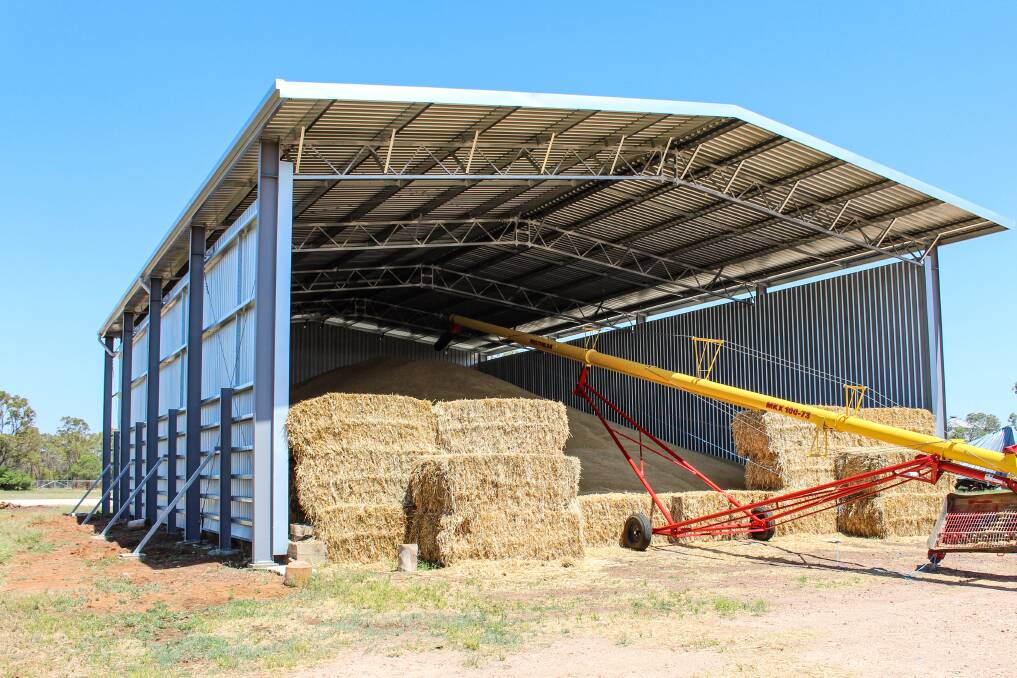 A grain shed can be a viable storage solution with ease of access a large factor.