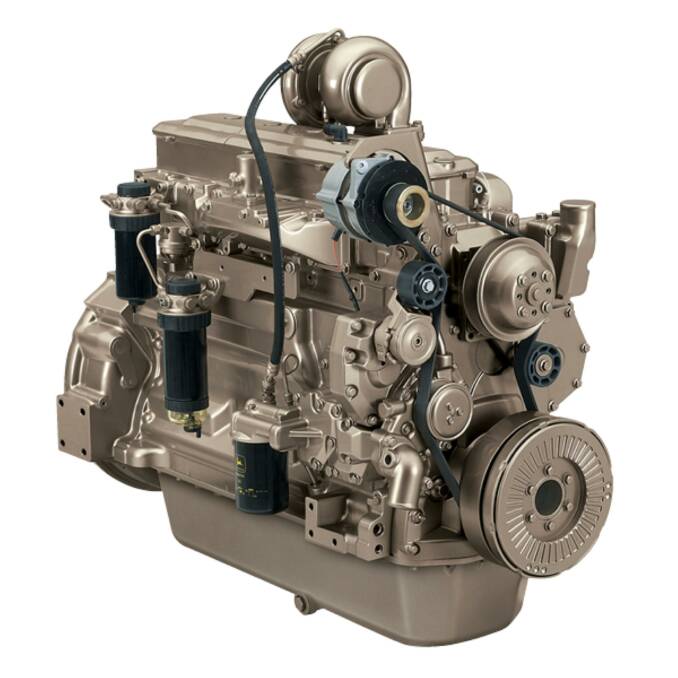 A John Deere 6068 Series industrial engine.