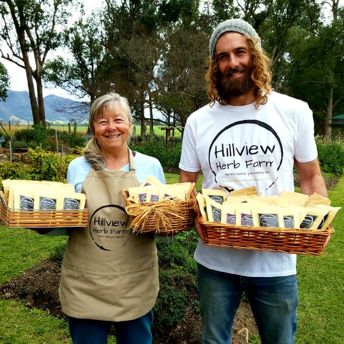 IN THE FAMILY: Karen O'Brien and her son Shane are deservedly proud of Hillview Herb Farm and its history of more than 30 years. 