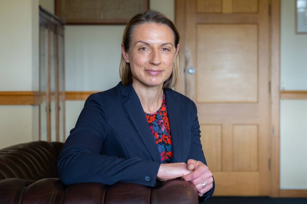 EXPERIENCED: TAS' new principal, Dr Rachel Horton, holds a PhD in Immunology, did a tour of duty in Iraq in the British Army and is an international rugby referee.