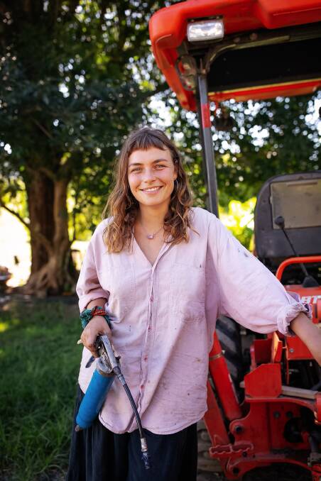 COMMITTED: Greta Carroll believes permaculture offers a way of thinking and being in the world that is different to mainstream agriculture. PHOTO: Lara Arnott