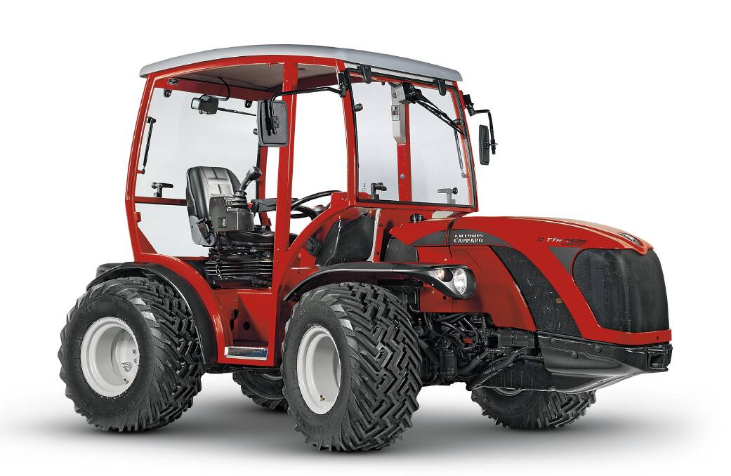 SUITED: Antonio Carraro believe the TTR 7600 Infinity is ideal for crops on slopes and especially for haymaking.