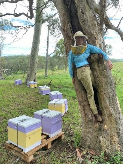 PASSIONATE: Since growing up in California, Elizabeth Frost has developed a real passion for bees. Photo: Stanislav Nenov.