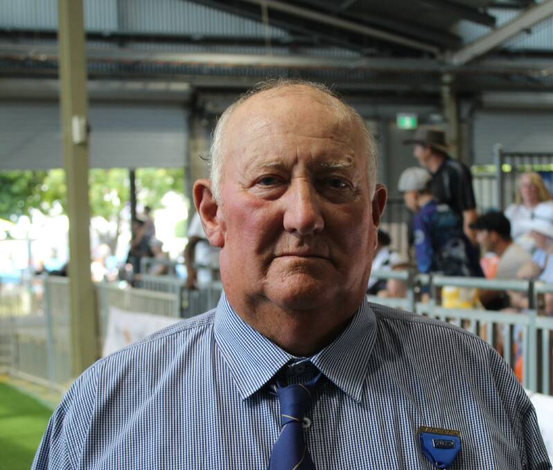 Sydney Royal Show Boer Goat Competition judge Paul Ormsby.