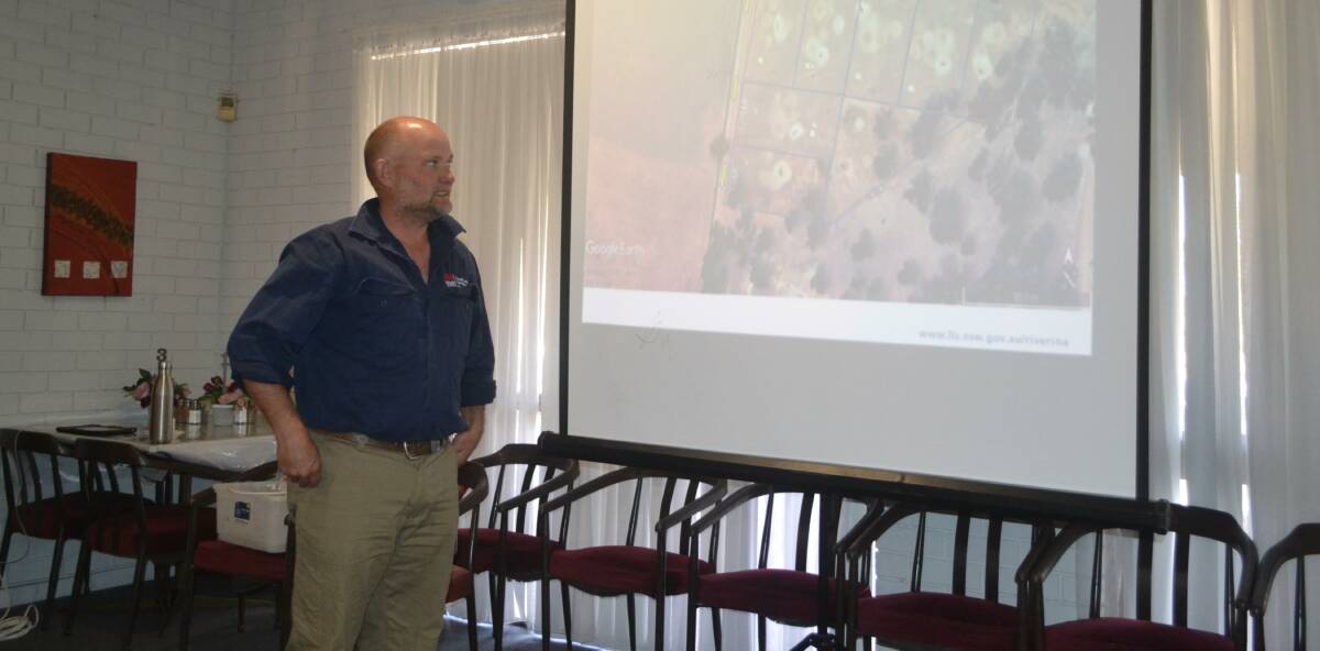 INFORMATIVE: Riverina Local Land Services Mixed Farming Officer Geoff Minchin at the Planning For Summer workshop in West Wyalong.