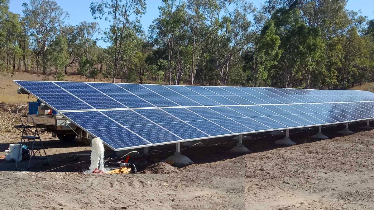 No running costs and virtually maintenance free make solar pumping a viable option on-farm. 