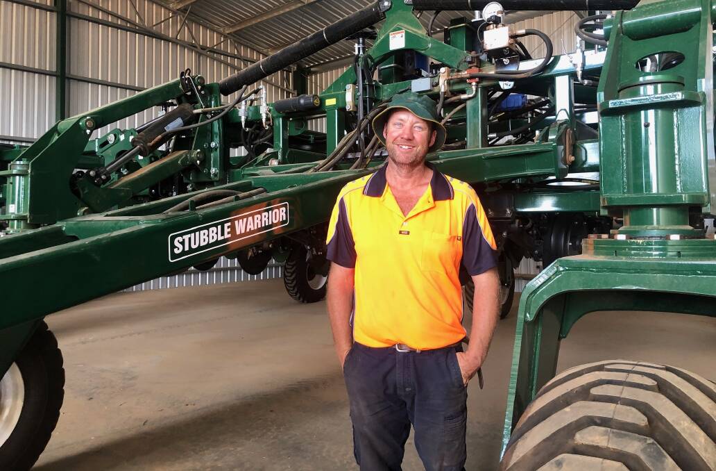 Marrar grower Brendan Pattison said the sowing flexibility of new wheat variety Catapult suits his farming system.