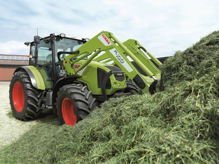 VERSATILE: The Claas Axos compact utility tractor range will readily find a role in any mixed farming and livestock operations.