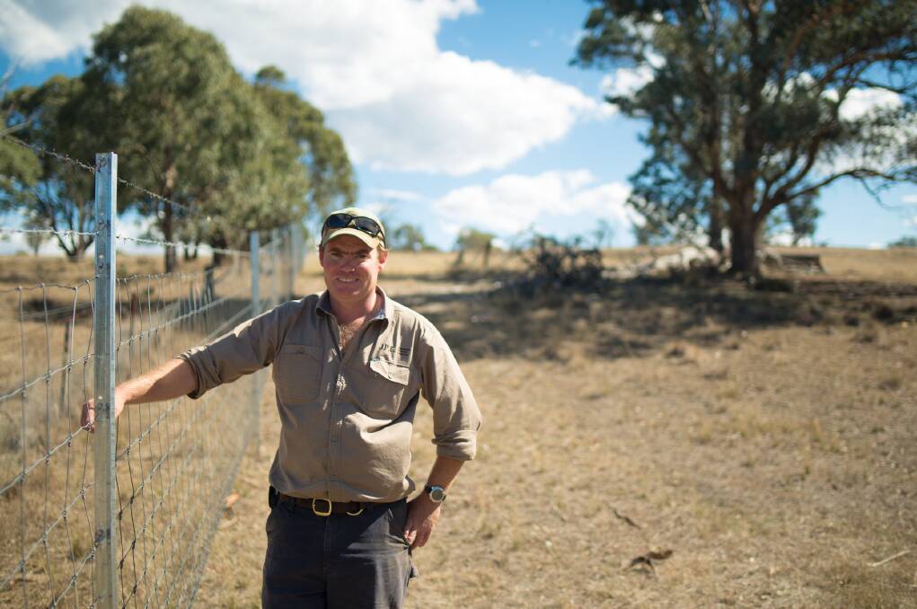 Jimenbuen pastoral company owner Jack Glasson has run 32km of exclusion fencing.