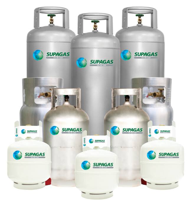 GASED UP: Supagas has a full range of gas products for a variety of industries and uses.