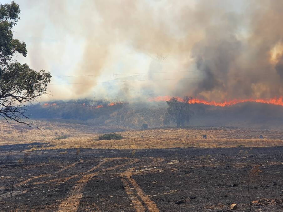 The fire at Tambaroora has burnt more than 15,000 hectares since it began on March 5. Picture by John Fry