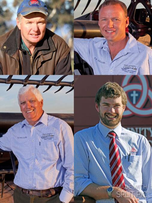 Henty directors Mark Hasler, Daryl Thomson, John Maher and Matt Noll are joined by Nigel Scheetz (absent) and Rohan Bahr (absent) in leading the charge at the field days.