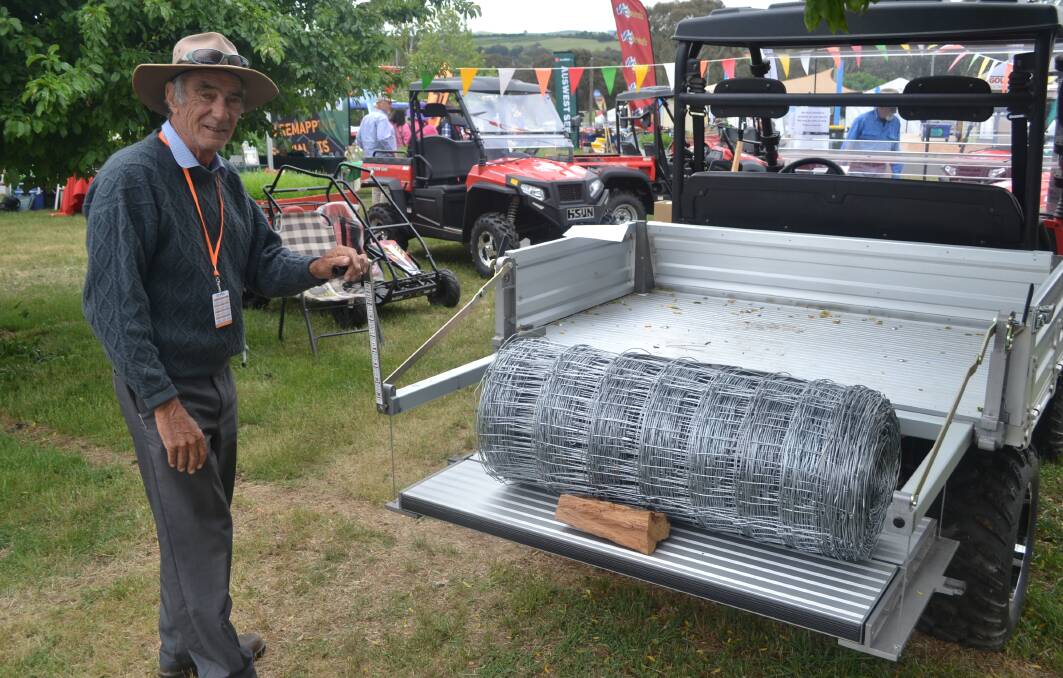 Geoff Lark of Lark UTVs has developed the winch tailgate system which takes the heavy lifting out of loading items or livestock onto a side-by-side.