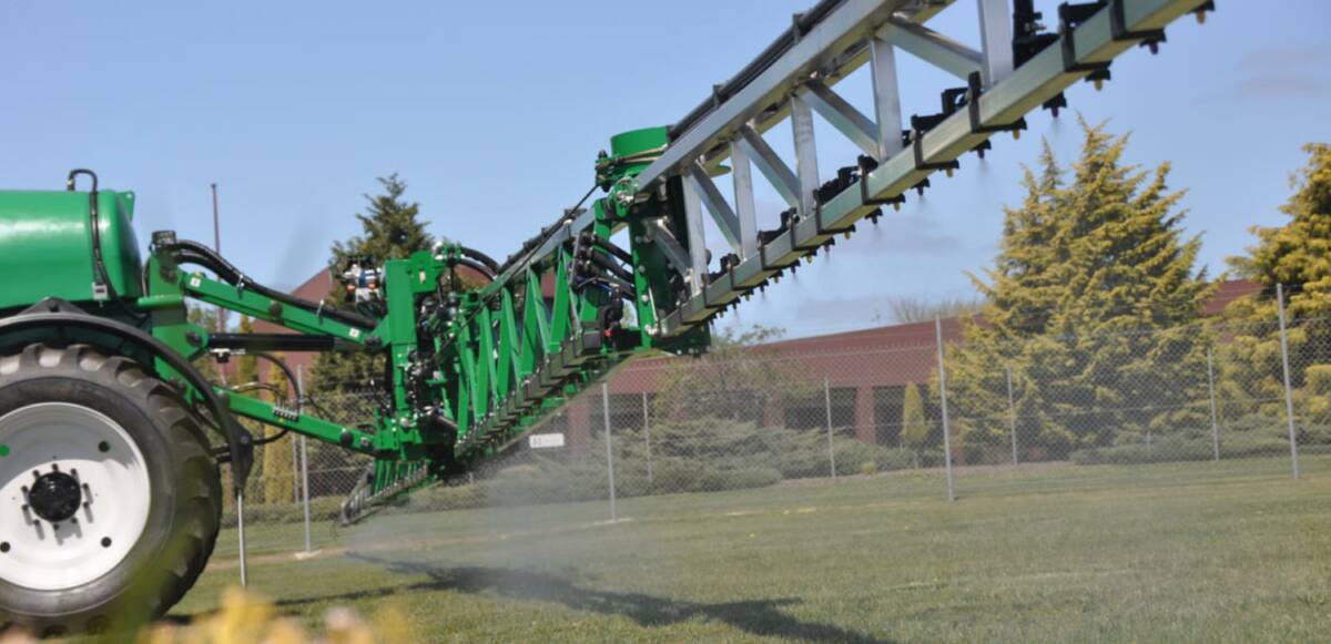 Goldacres TriTech 48 metre boom is available on the G8 Super Cruiser and now the 8500L Prairie Pro.