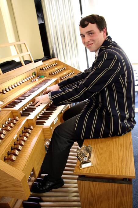 Sam Thatcher, one of two All Rounder Achievers from The Armidale School, was both a pipe organist and SUO of the school’s cadet unit.
