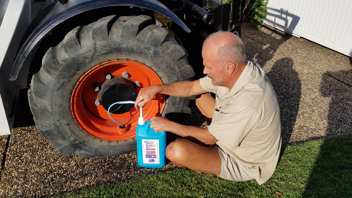 Tru Blu Goo can be used as a preventative measure or to fix damaged tyres.