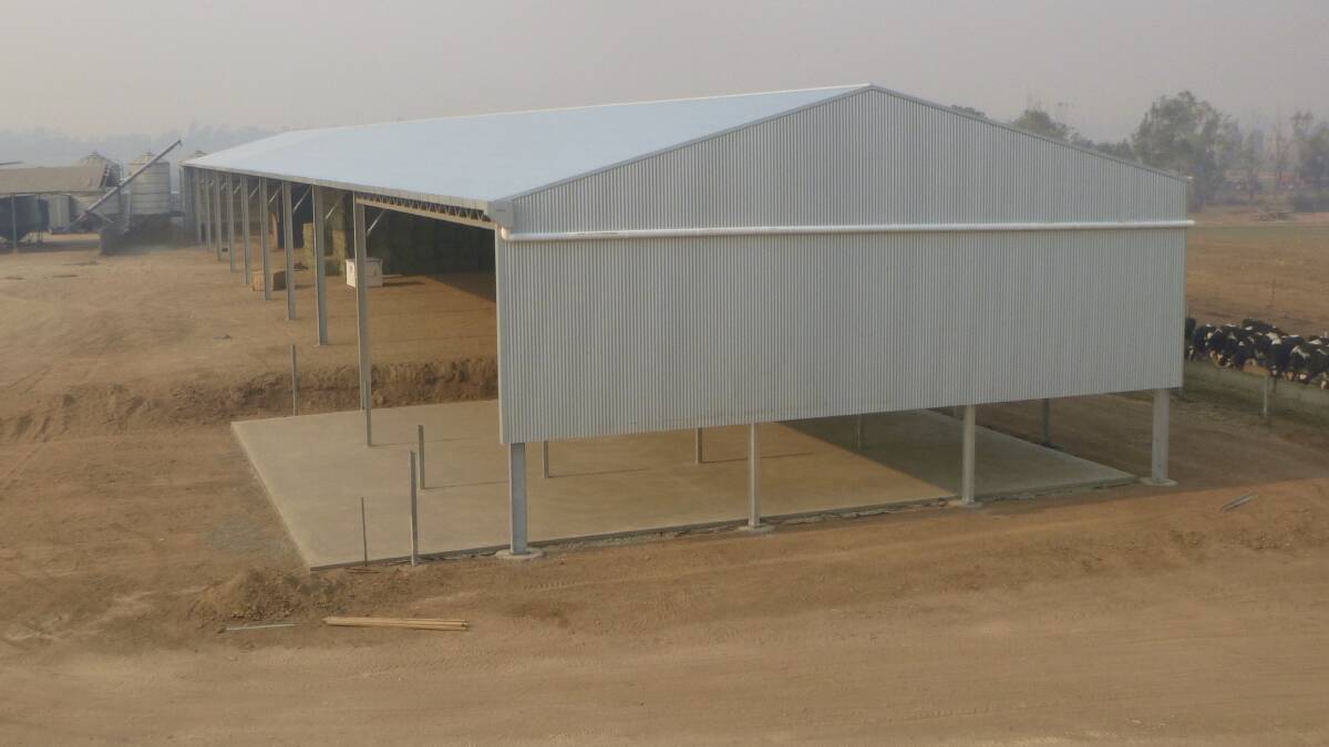 The new Little Dairy Company shed built by State Wide Sheds.