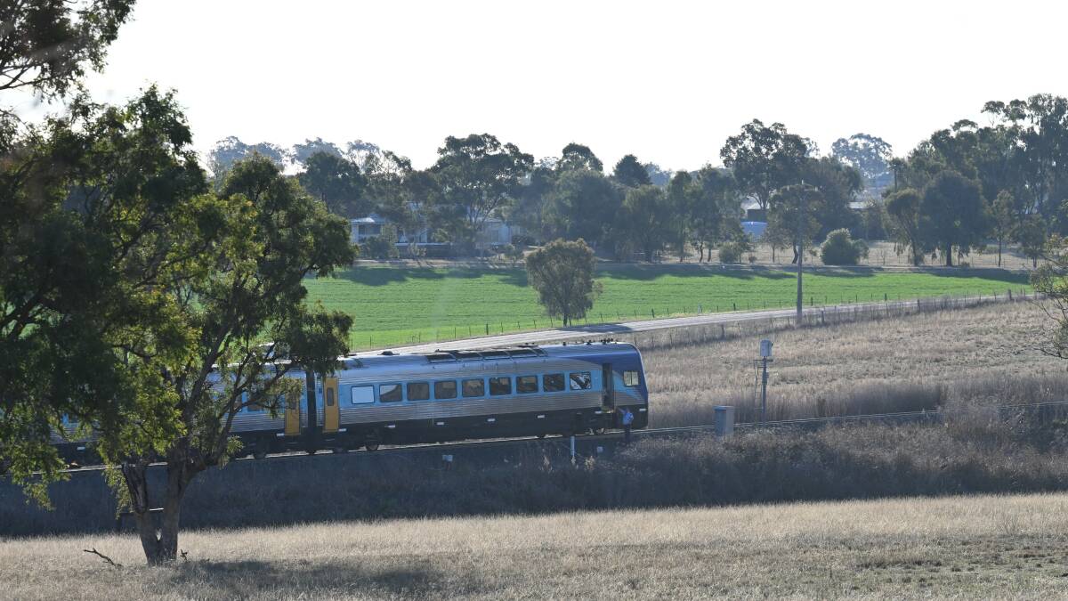 Emergency services attended the train crash near Quirindi on Wednesday afternoon. Picture by Gareth Gardner