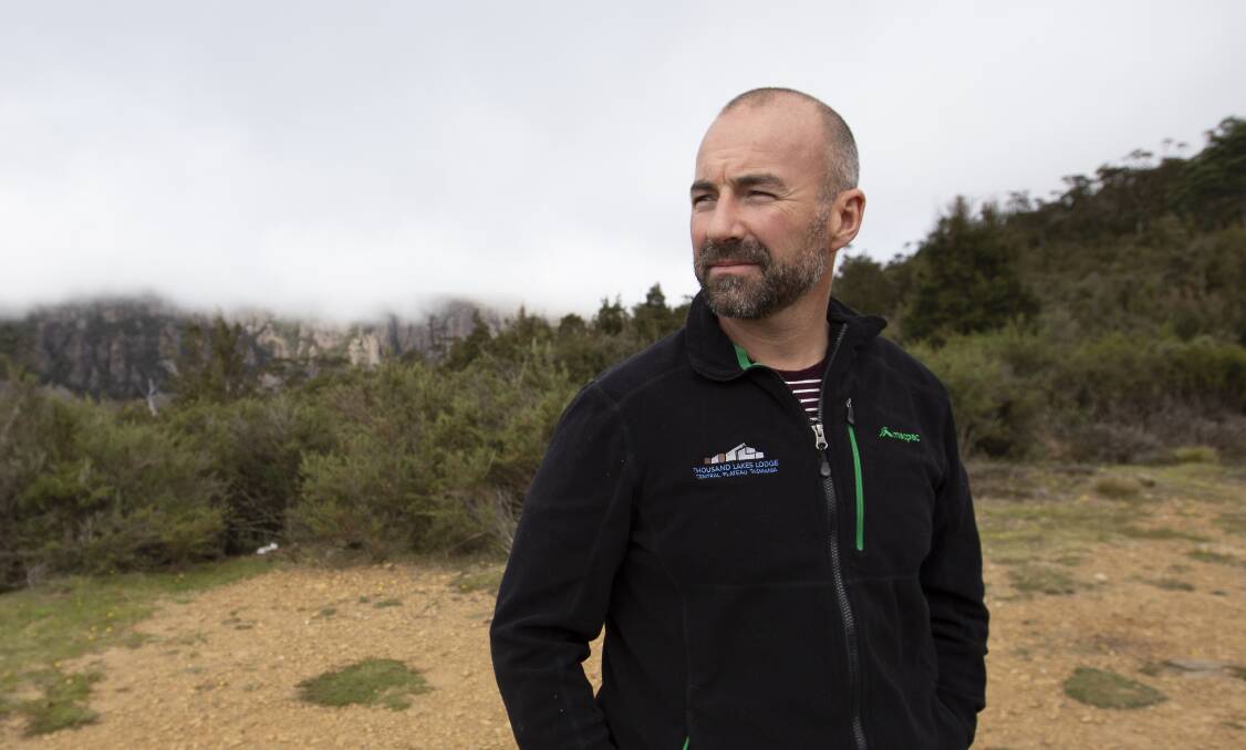 Marcos Ambrose finds some peace and quiet in his Central Highlands World Heritage Area home.