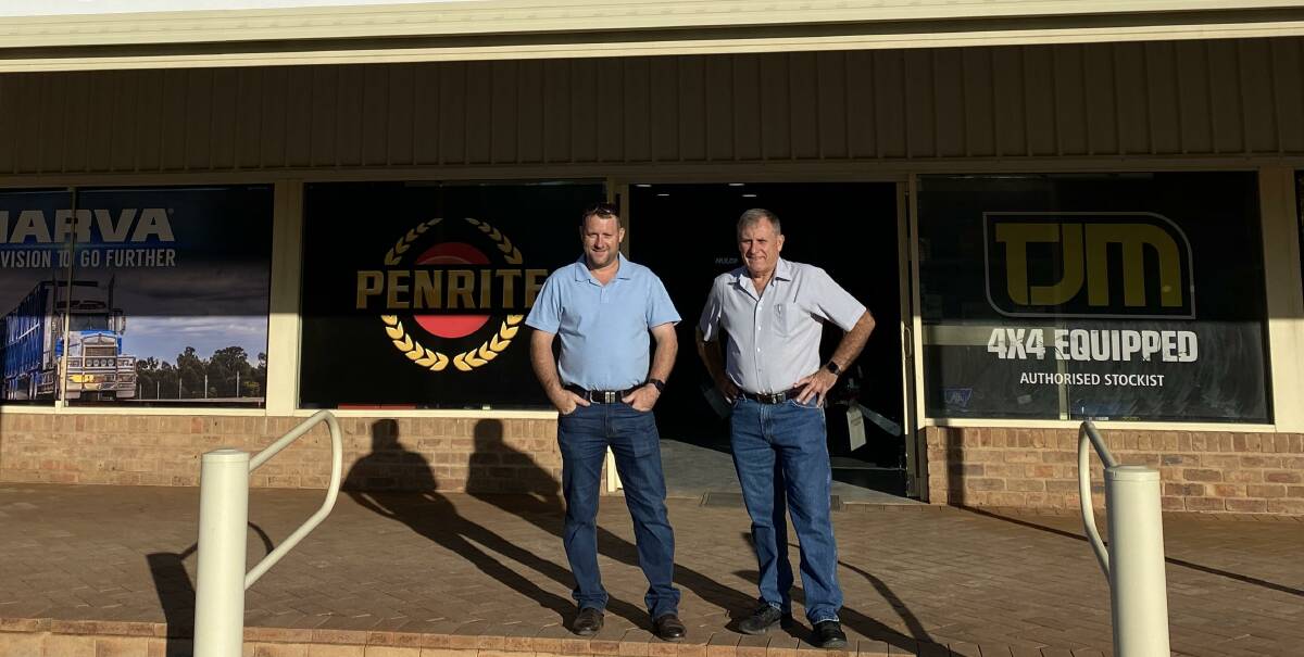CHANGE IN DIRECTION: Justin and Chris Roylance are building their new Roylance Tractor Replacements business at Forbes despite coronavirus. 