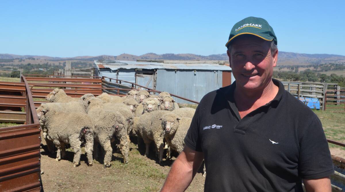 Simon Flick, wool specialist, Nutrien Boorowa, NSW, said every week we can sell wool is a bonus. Photo by Stephen Burns. 