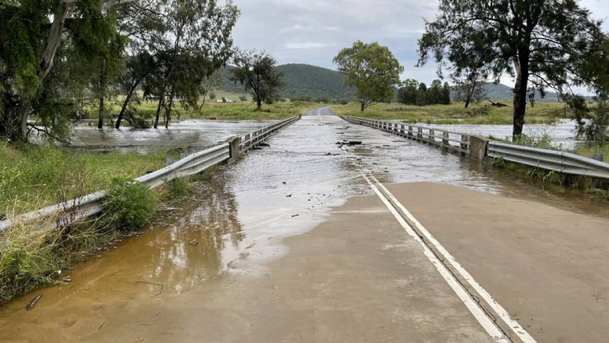 Mole River at Mingoola flooded to levels not seen since 2011.