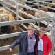 John O'Brien and Robby Summers, Inverell, in the market for lightweight weaners at Grafton store sale on Thursday where demand for mid-winter stock was softer.