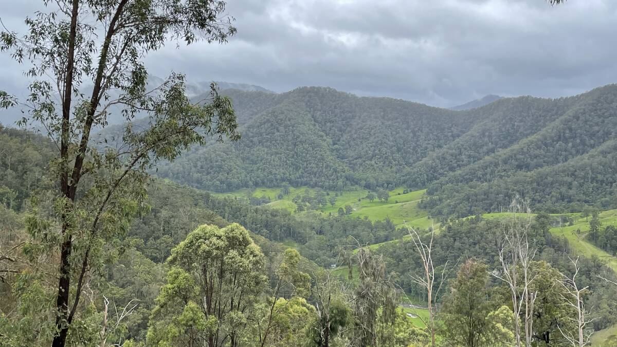 The up and down nature of the Upper Macleay catchment, bisected by power lines, makes it ideally suited to a pumped hydro energy storage project.