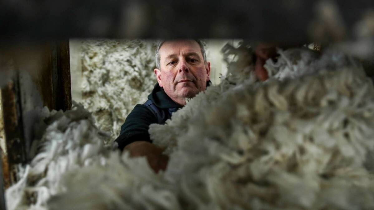 Andrew Ross, Bowral, came up with the idea of adopting fibre traceability.