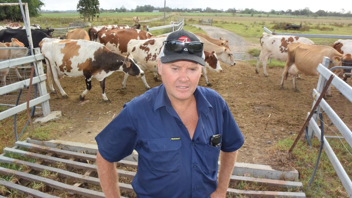 “I won’t give up without a fight,” says the fifth generation Mid Richmond dairy farmer who mother’s family came to the district to milk cows in 1860.