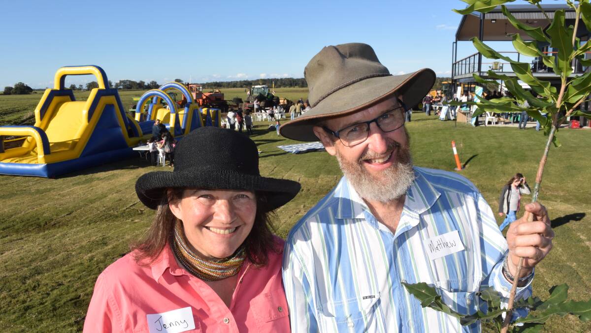 Jenny and Matthew Durack, Toowoomba, have taken the job of macadamia farming very seriously, as unveiled during their recent community open day at Wardell via Ballina