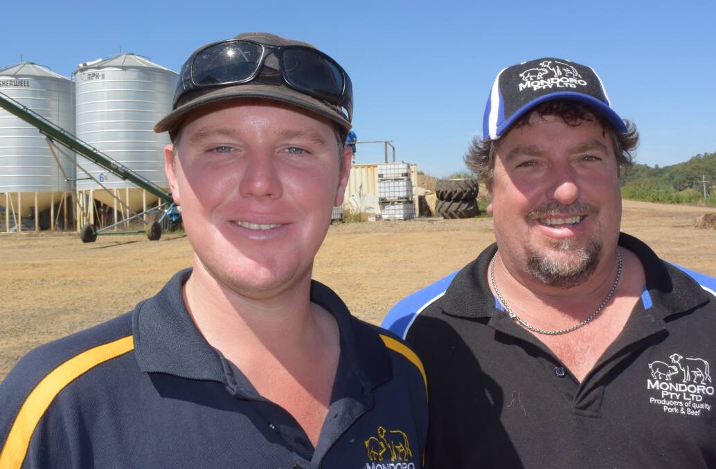 Brody and David Moore representing family company Mondoro which produces quality organic beans as well as pork and beef.