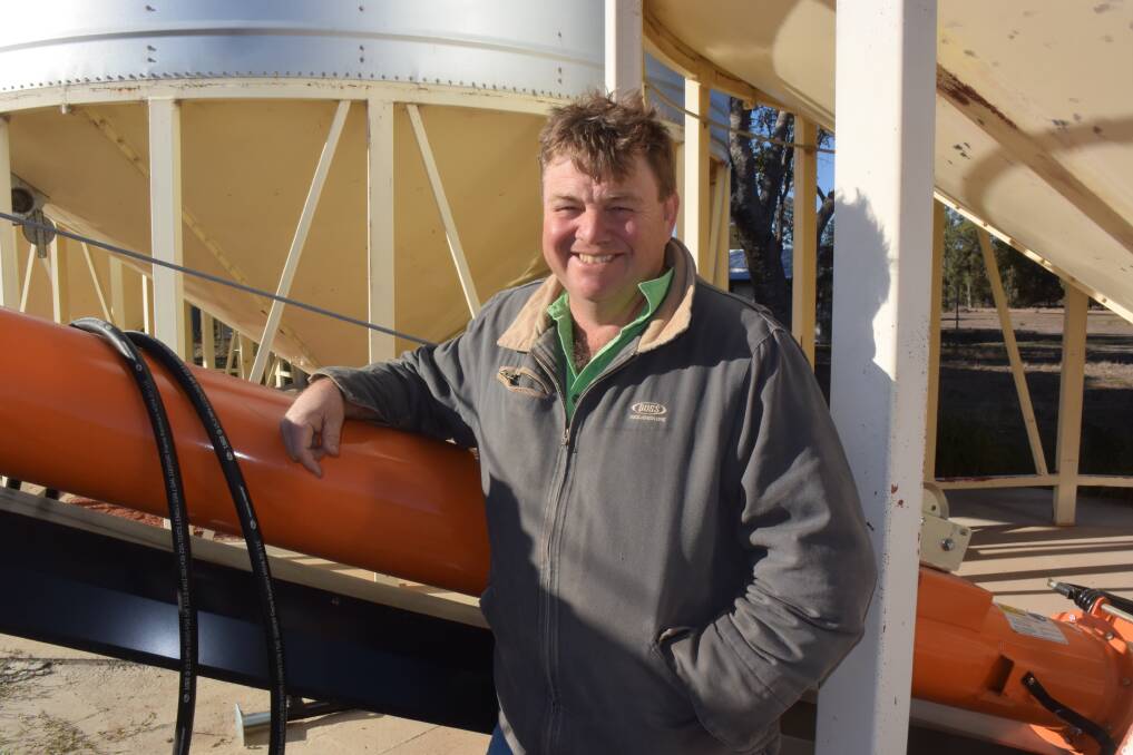 Mixed farmer Dan Reardon, Lairdoo via Moree, dry sowed wheat and barley this year in a gamble with the weather gods."We've got to have a go," he says.