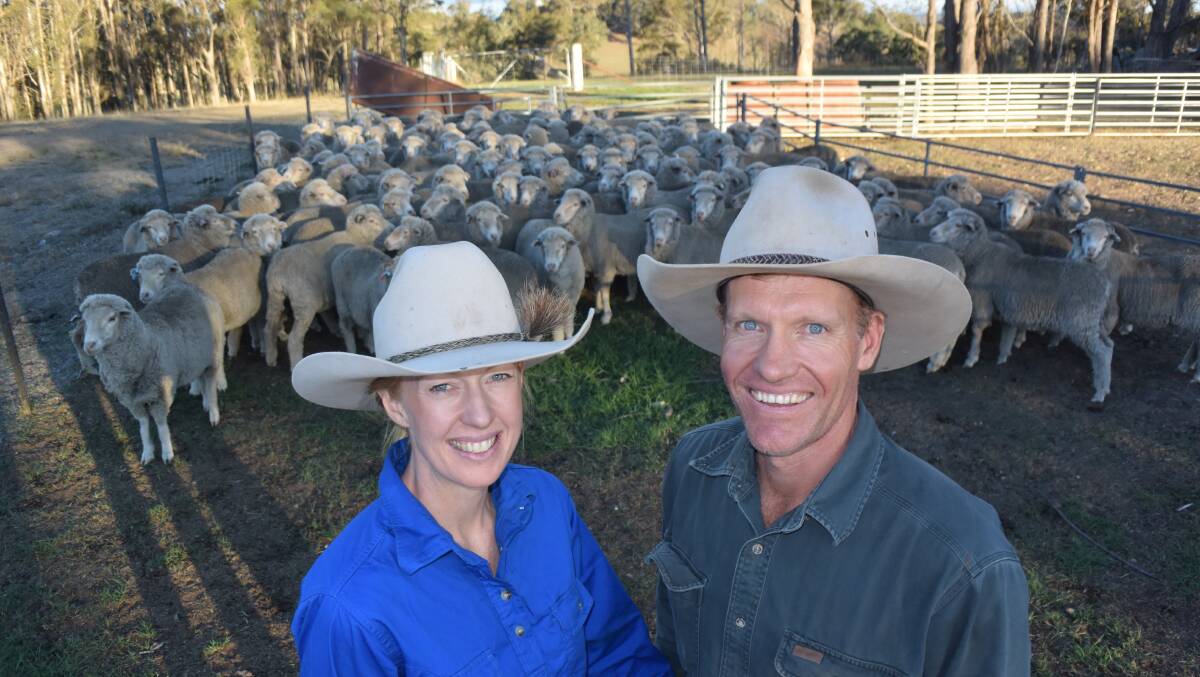Angie and David Waters, Tarrangower Merinos at Hillgrove near Armidale have culled their flock by half to survive drought but their efforts in producing super fine wool keep winning high praise from Ermenegildo Zegna.