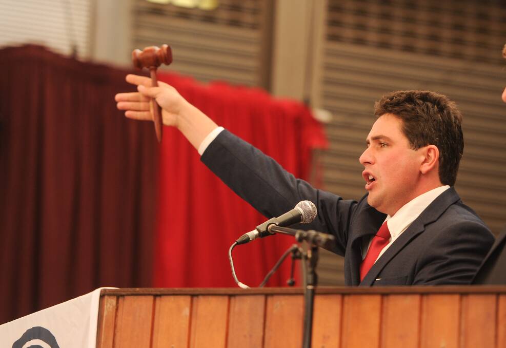 ALPA National Young Auctioneers Competition winner, Will Claridge. Photo: Lucy Kinbacher