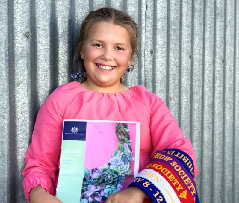 Allegra Pinferi from Glen Innes is now a Sydney Royal ribbon winner.