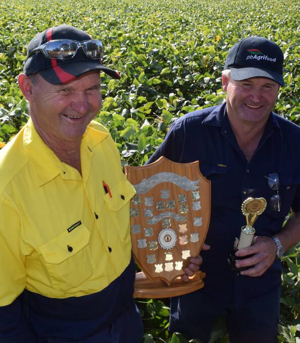 David and John Haynes, Woodburn, shared the North Coast Soybean Growers' top prize this year. The dedicated brothers primarily grow sugar cane.