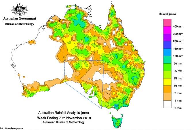 Rainfall in the past week has delivered across much of eastern Australia but we are a long way from making up for the previous dry months.