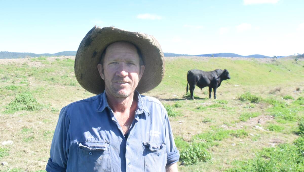 The country needs a dam, states Simbrah breeder Joyn Claydon, Springfield on the lower Mole. March floods damaged his cultivation.