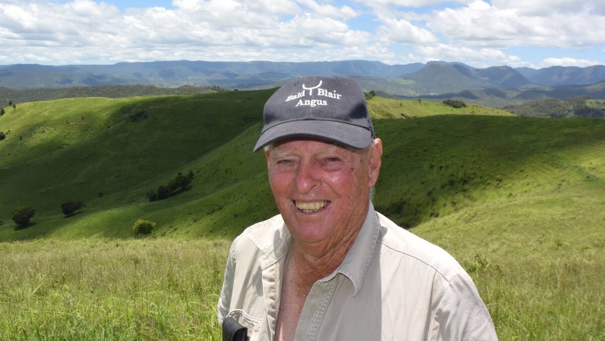 Errol Steinhardt at Oakey Creek and Widgee, near Rathdowney, Qld, makes good use of a spray race to treat cattle quick and efficient. "I remember dipping for ticks when I was six," recalled the 86 year old.