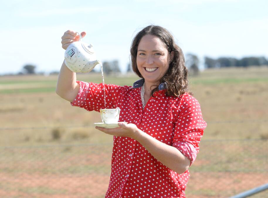 Dubbo farmer Katja Williams has turned a passion for special tea into a satisfying career. Photo: Rachael Webb