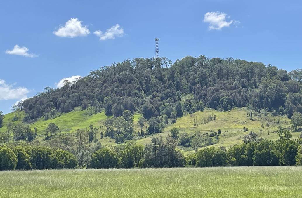 The Telstra tower near Gloucester is undergoing an extensive upgrade and in the process has turned off mobile reception, leaving people to talk in person.