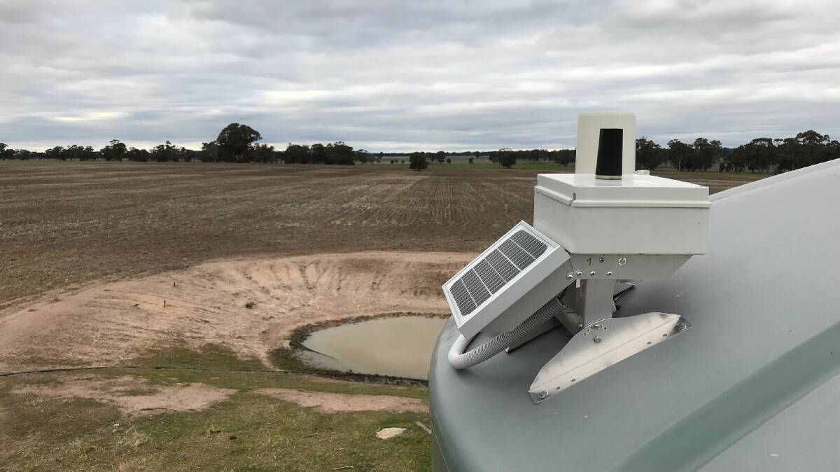Dam good idea: This self-contained water monitor from Farmbot is right to go as soon as it comes out of the box. It communicates using robust long range, low-power radio frequency. Picture courtesy Farmbot.